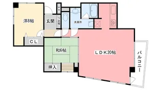 シロハイヌ門戸【2階】の間取り
