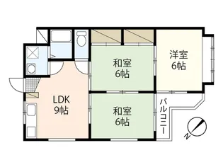 コーポねずみや【2階】の間取り