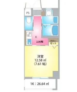 ライズタイパナ【2階】の間取り