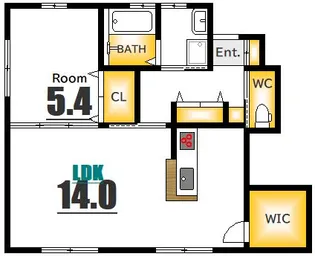 グレイスKII【1階】の間取り