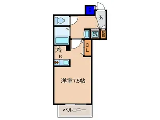 スワンズ京都セントラルシティ【4階】の間取り