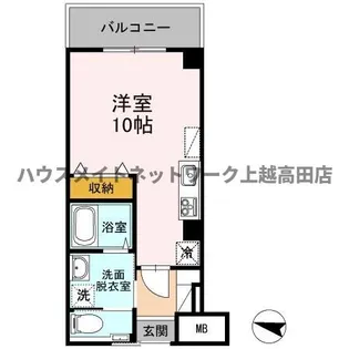 ロングステイ山下【2階】の間取り