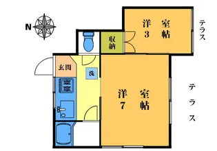 イーハトーブ【1階】の間取り