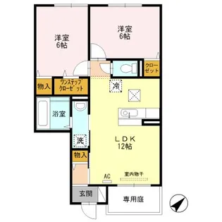 アリウムガーデン【1階】の間取り