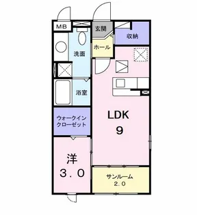 イル・ソーレ【1階】の間取り