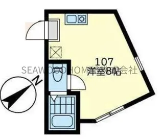 ユナイト六浦セグラーテ【1階】の間取り