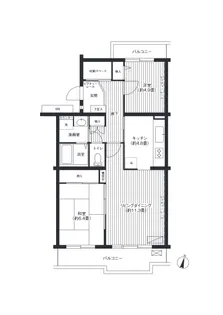 グランコート与野本町【3階】の間取り