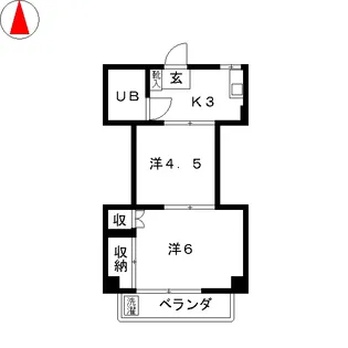 今氏ビル【1階】の間取り
