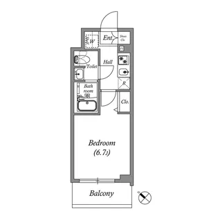 THE PASEO新小岩【15階】の間取り