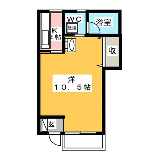 サンライズ13【2階】の間取り