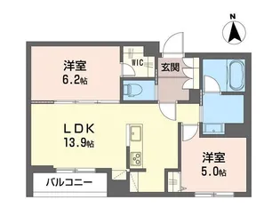 スタジョーネ【2階】の間取り