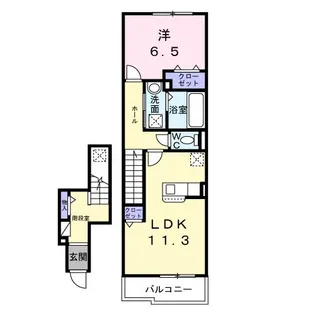 グランディール【2階】の間取り