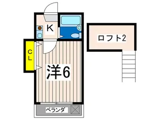 レオパレス新杉田【2階】の間取り