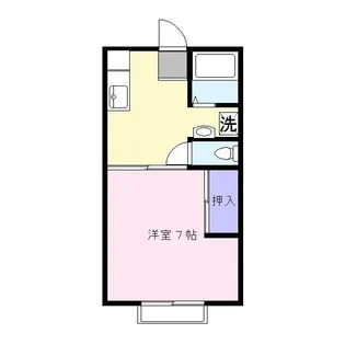 コーポソフカ【1階】の間取り