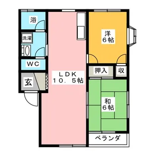 メゾン汐路II【2階】の間取り