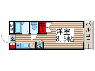 ニュ-オ-ヌキビル【3階】の間取り