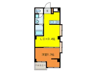 みゆきマンション【3階】の間取り