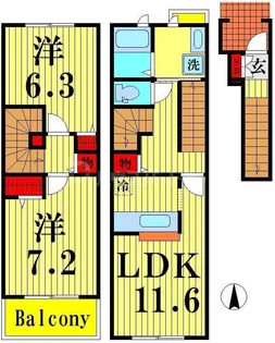 ラフィネの間取り