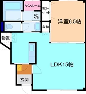 アソーク【1階】の間取り