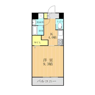 エフィシア保田窪【2階】の間取り