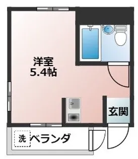 ブリッヂハイツ【2階】の間取り