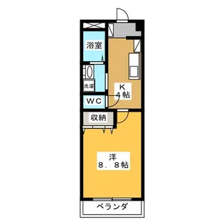 カサ・モナ【2階】の間取り