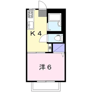 吉村マンション【2階】の間取り