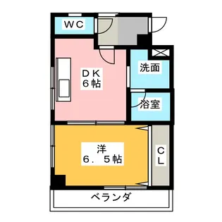 ボヌ・メゾン見附【3階】の間取り
