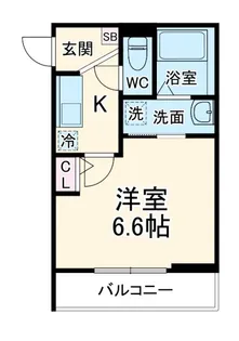 GRADUS一ノ割【2階】の間取り