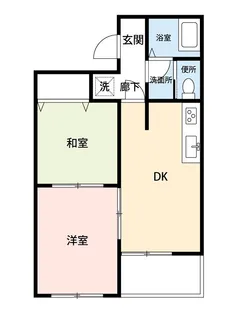 ラフォーレいずみA棟【2階】の間取り