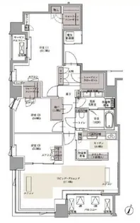 ブランズ四番町【4階】の間取り