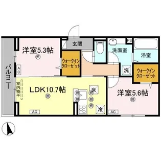 TORISIA大池【1階】の間取り