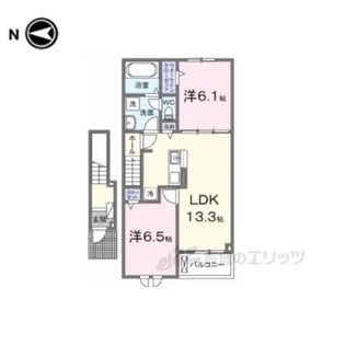 アルモニー【2階】の間取り