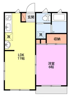 コーポ瑞【2階】の間取り