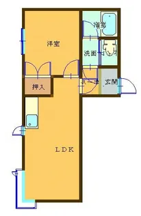 コーポグラース【3階】の間取り