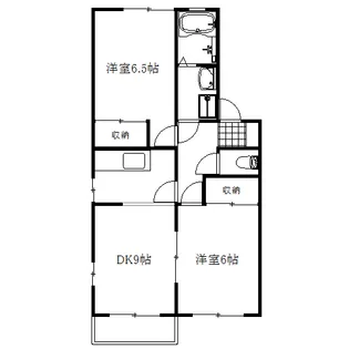 コーポ藤V【1階】の間取り