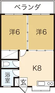 サンハイツ上沢2【3階】の間取り