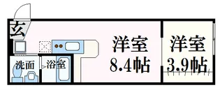 モーリスII【2階】の間取り