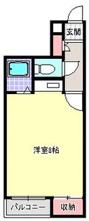 NYK針中野(エヌワイケイ針中野)【6階】の間取り