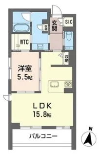 ヴォーヌング白金【3階】の間取り