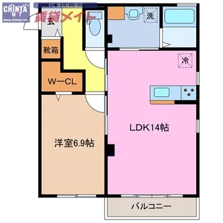 アルタイル【2階】の間取り