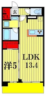 カリーチェ八潮【5階】の間取り