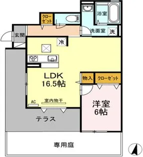 ドリーム B棟【1階】の間取り