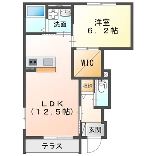 クレスト コート【1階】の間取り