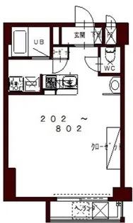 コリドール ベイ【2階】の間取り