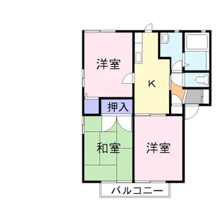 フォレスト浜の宮【1階】の間取り
