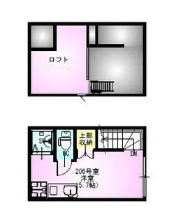 VILLEST町屋【2階】の間取り