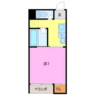 LA・FORT【3階】の間取り