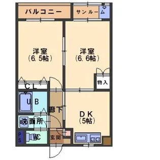 D.プラティーク【1階】の間取り