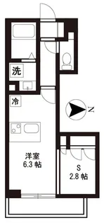 コンパルティア中村橋【2階】の間取り